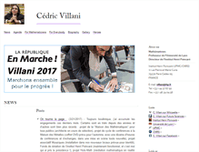 Tablet Screenshot of cedricvillani.org